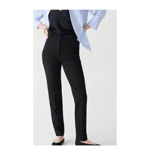 J Crew Women's High-rise Cameron pant in four-season stretch  Black Size 6 Tall